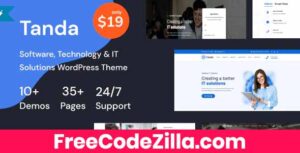 Tanda – Technology & IT Solutions WordPress Theme Free Download
