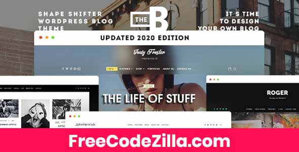TheBlogger – A WordPress Blogging Theme Free Download