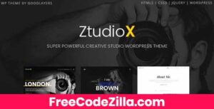 Ztudio X – Photography WordPress Theme Free Download
