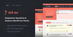 Ask Me - Responsive Questions & Answers WordPress Theme