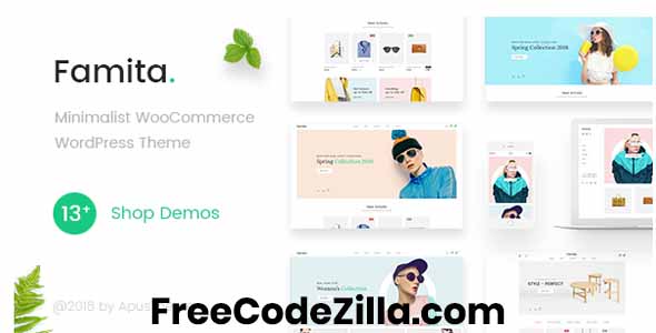 Famita – Minimalist WooCommerce WordPress Theme Free Download