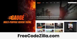 Gauge - Multi-Purpose Review Theme Free Download