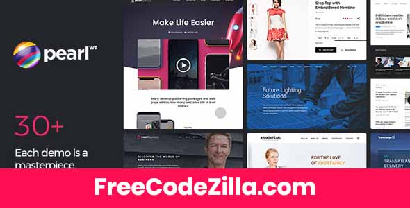Pearl Nulled - Corporate Business WordPress Theme Free Download