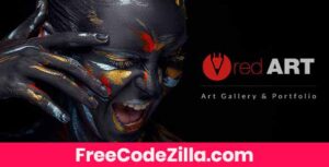 Red Art - Artist Portfolio WordPress Theme Free Download