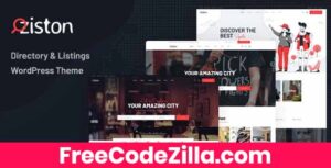 Ziston - Directory Listing WordPress Theme Free Download