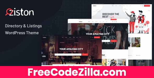 Ziston - Directory Listing WordPress Theme Free Download
