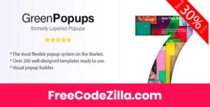 Green Popups - Popup Plugin for WordPress (formerly Layered Popups) Free Download