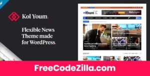 Kolyoum - Newspaper WordPress Theme Free Download