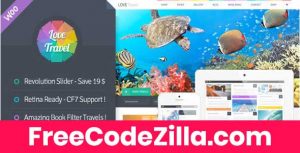 Love Travel – Creative Travel Agency WordPress Theme Free Download