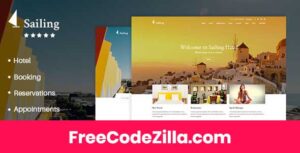 Sailing - Hotel WordPress Theme Free Download