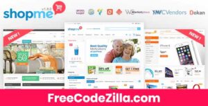 ShopMe - Multi Vendor Woocommerce WordPress Theme Free Download