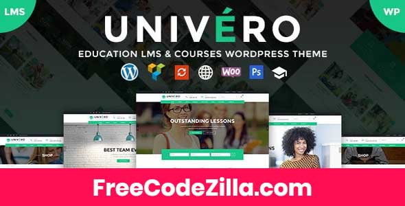 Univero - Education LMS & Courses WordPress Theme