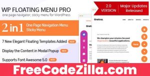 WP Floating Menu Pro Free Download