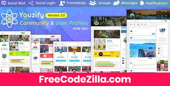 Youzify (formerly Youzer) + Addons – Buddypress Community & WordPress User Profile Plugin Free Download