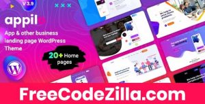 Appilo – App Landing Page WordPress Theme Free Download