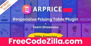 ARPrice Nulled - WordPress Pricing Table Plugin
