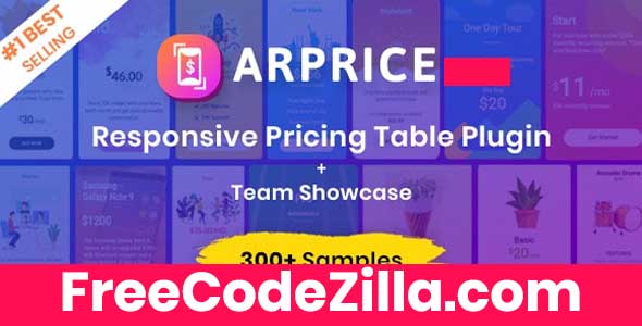 ARPrice Nulled - WordPress Pricing Table Plugin