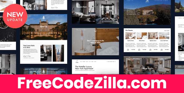 Hoteller – Hotel Booking WordPress Theme Free Download