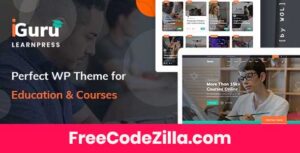 iGuru – Education & Courses WordPress Theme Free Download