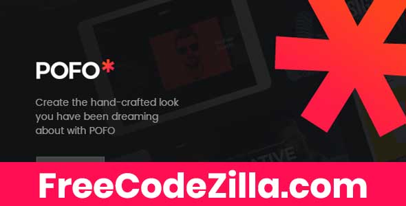 Pofo - Creative Portfolio and Blog WordPress Theme Free Download