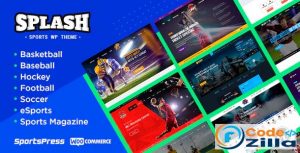 Splash Nulled v4.3.3 - Sport Club WordPress Theme