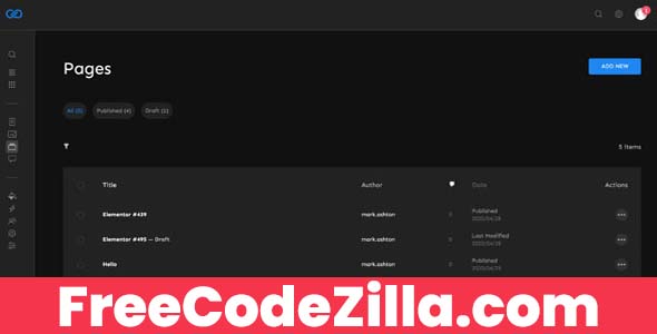 WP Admin 2020 Nulled – Modern WordPress Dashboard Theme