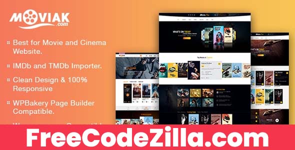 AmyMovie Nulled - Movie and Cinema WordPress Theme