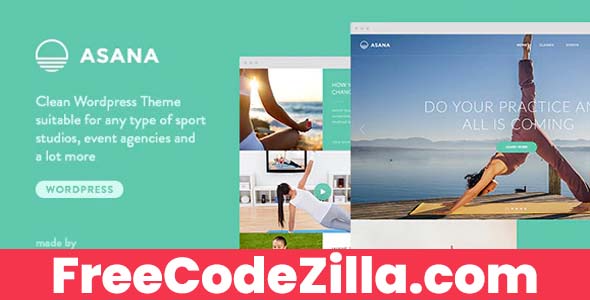 Asana - Sport and Yoga WordPress Theme Free Download