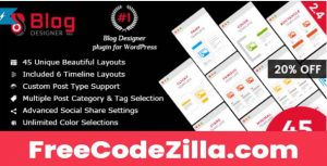 Blog Designer PRO for WordPress Nulled