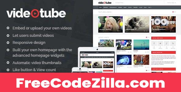 VideoTube - A Responsive Video WordPress Theme