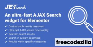JetSearch For Elementor Free Download