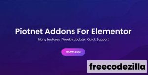 Piotnet Addons For Elementor Pro Free Download