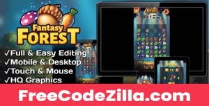 Fantasy Forest - HTML5 + Mobile Game (Construct 3)