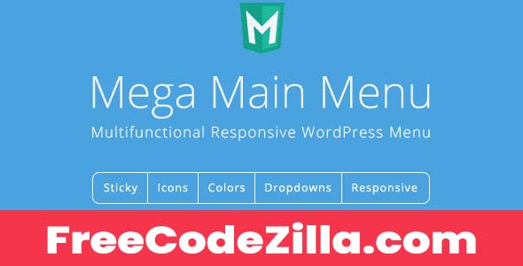 Mega Main Menu Nulled - WordPress Menu Plugin