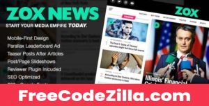 Zox News - Professional WordPress News & Magazine Theme