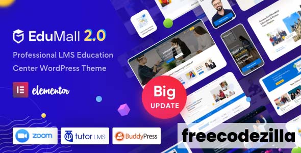 EduMall (Nulled) – Education WordPress Theme