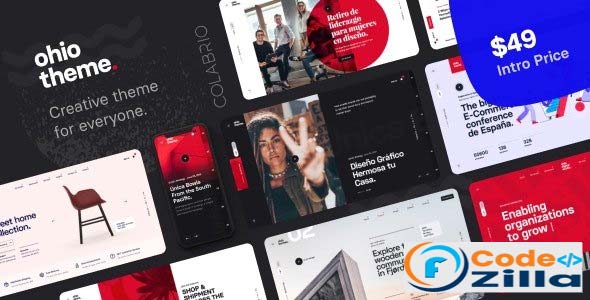 Ohio Nulled - Creative Portfolio & Agency WordPress Theme