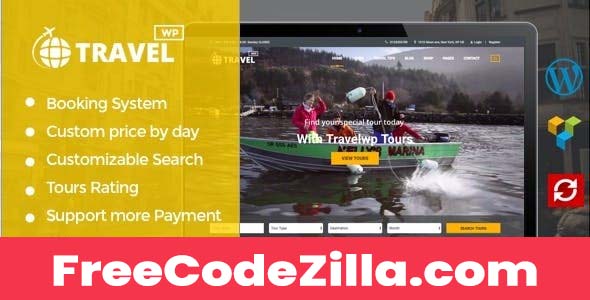 TravelWP Nulled - Tour & Travel WordPress Theme