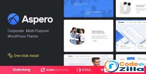 Aspero v1.0.8 - Business WordPress Theme Nulled