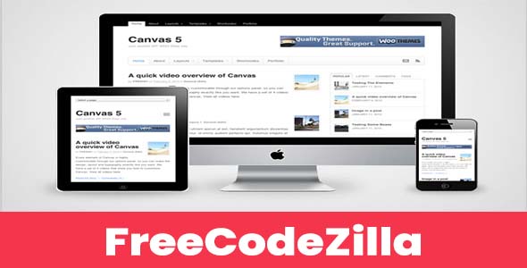 Canvas v5.12.1 - Woothemes Wordpress Theme