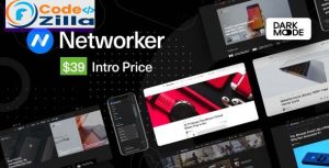 Networker v1.1.3 - Tech News WordPress Theme Nulled