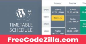 Timetable Responsive Schedule for WordPress