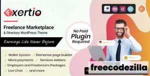 Exertio – Freelance Marketplace WordPress Theme