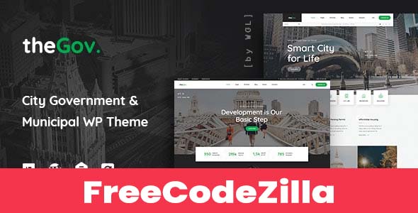 TheGov Nulled v1.2.2 – Municipal and Government WordPress Theme