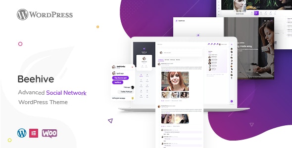 Beehive Nulled - Social Network WordPress Theme