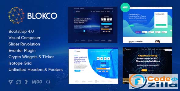 Blokco - ICO, Cryptocurrency & Consulting Business Theme