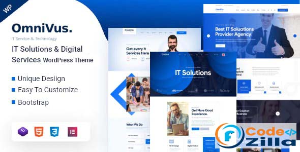 Omnivus - IT Solutions & Services WordPress Theme