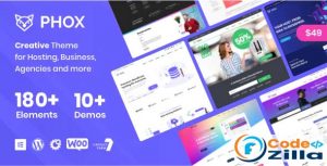Phox - Hosting WordPress & WHMCS Theme Nulled