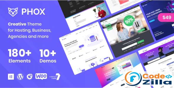 Phox - Hosting WordPress & WHMCS Theme Nulled