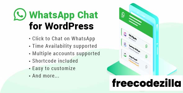 WhatsApp Chat WordPress Nulled Free Download